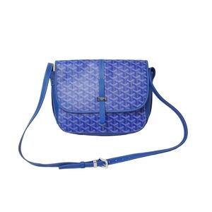 GOYARD Belvedere Shoulder Bag Blue